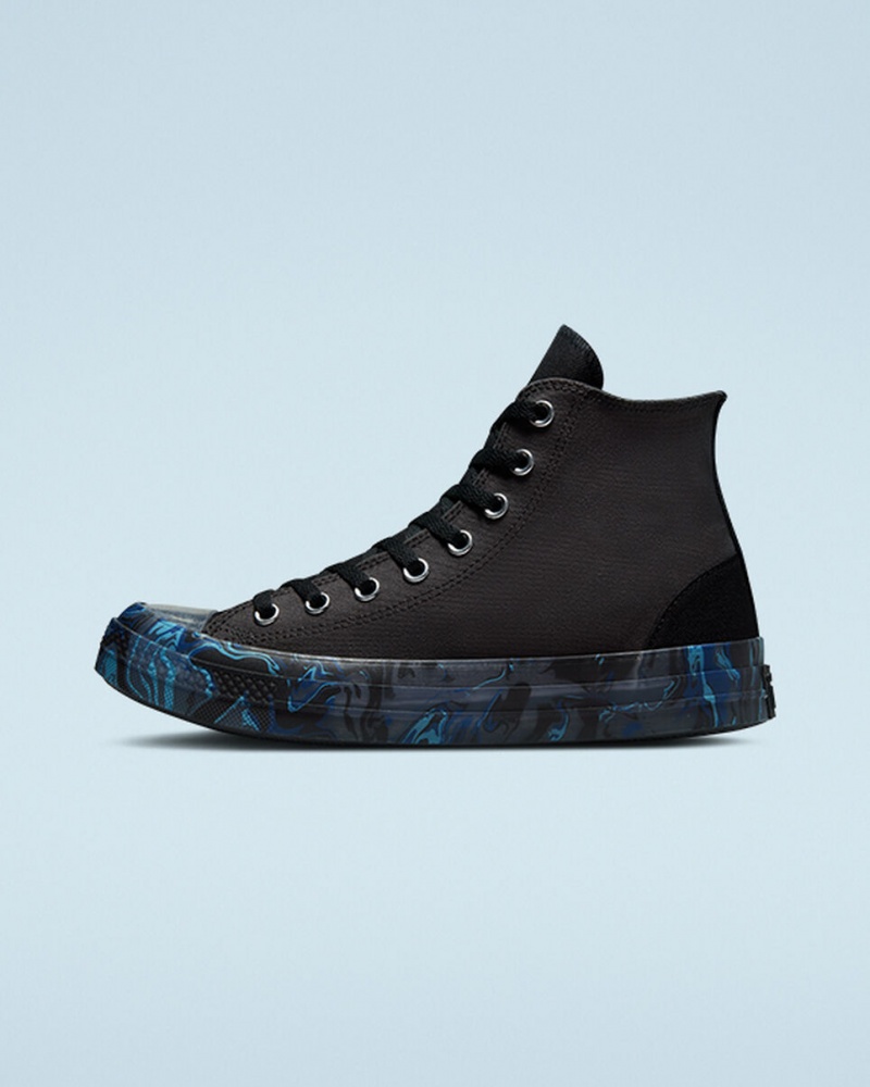 Converse Chuck Taylor All Star CX Marbled Noir Bleu Royal  | ELU-0143923