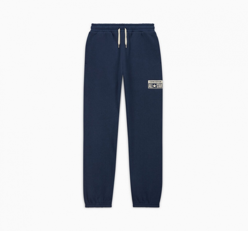 Converse Relaxed Fleece Joggers Bleu Marine  | BMH-0159509