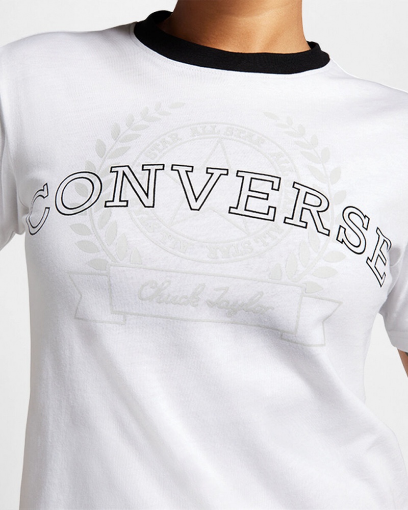 Converse Retro Chuck Taylor T-Shirt Blanche  | IOF-1529940