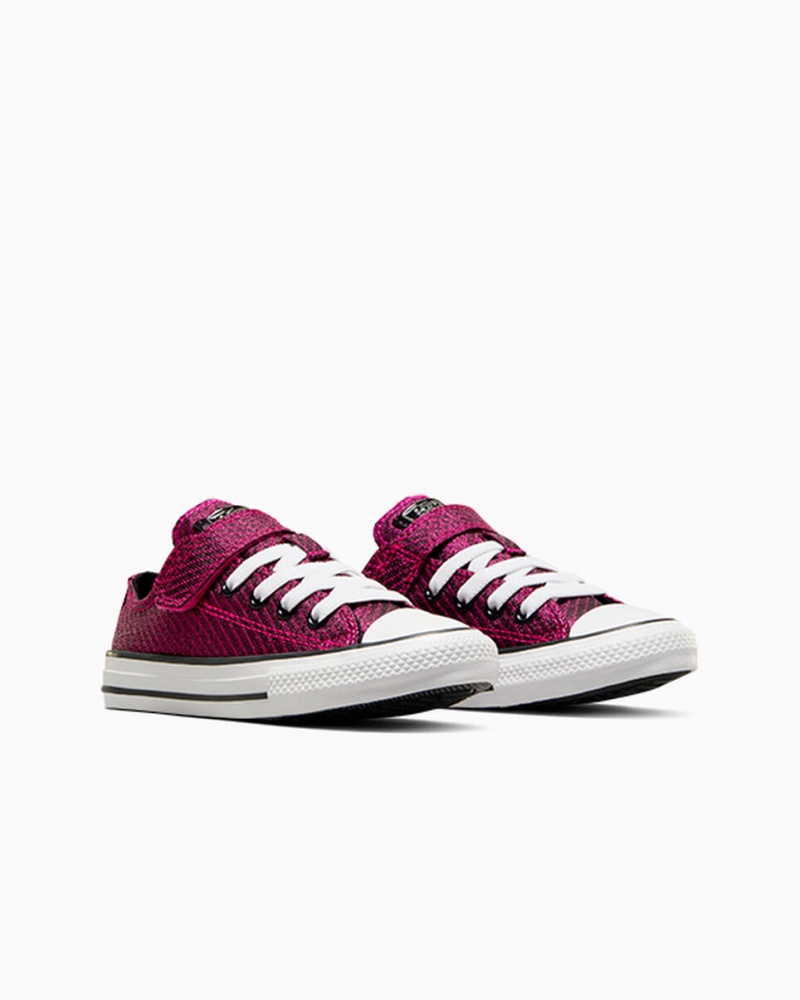 Converse Chuck Taylor All Star Easy On Sparkle Rose Blanche Noir  | LZP-4357884