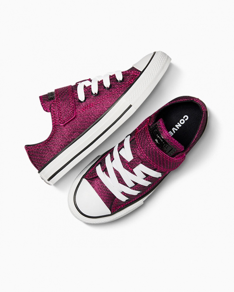 Converse Chuck Taylor All Star Easy On Sparkle Rose Blanche Noir  | LZP-4357884