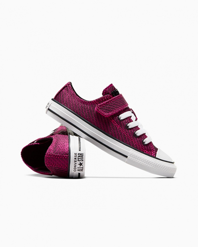 Converse Chuck Taylor All Star Easy On Sparkle Rose Blanche Noir  | LZP-4357884