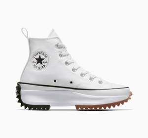 Converse Run Star Hike Plateforme Blanche Noir  | PWH-5676503