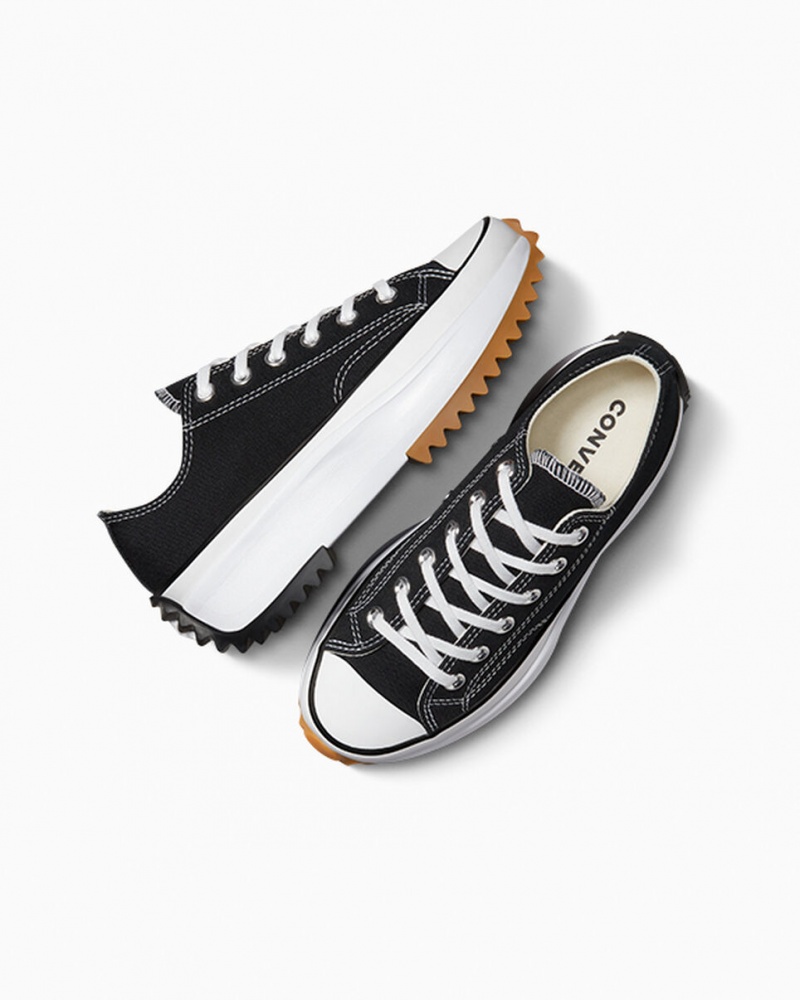 Converse Run Star Hike Plateforme Noir Blanche  | MIN-1195245