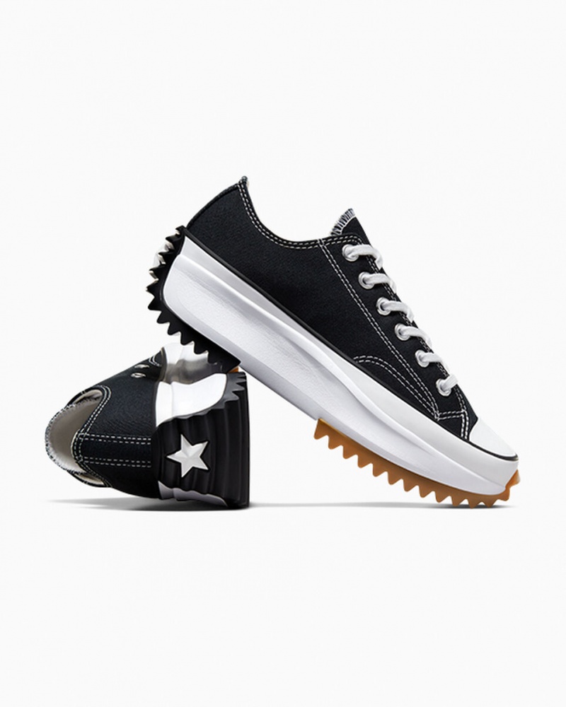 Converse Run Star Hike Plateforme Noir Blanche  | MIN-1195245